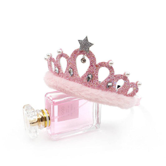 Children's Hair Accessories New Sequined Crystal Crown Girls - Mubimart