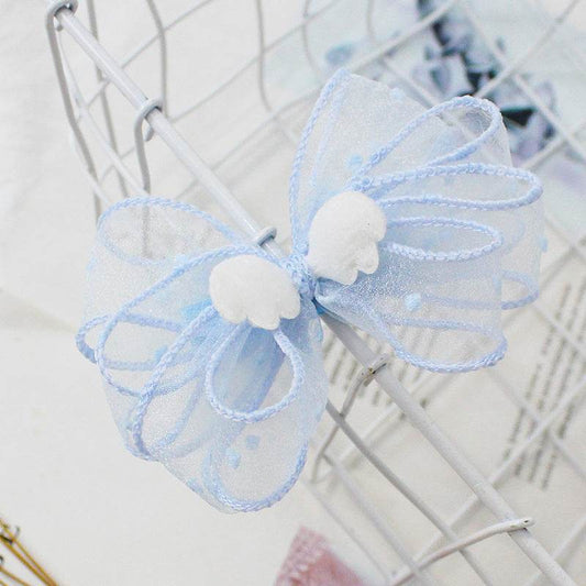 Children s Hairpin girl Little Angel Bow Hairpin - Mubimart