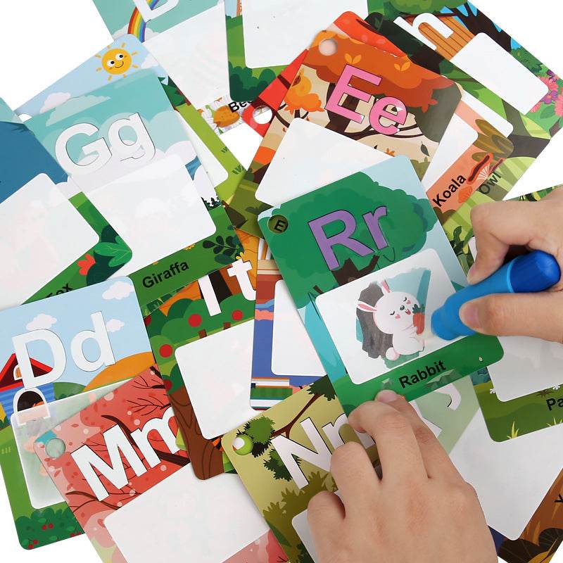 Children's Learning Water Painting Graffiti Card Educational Toys - Mubimart