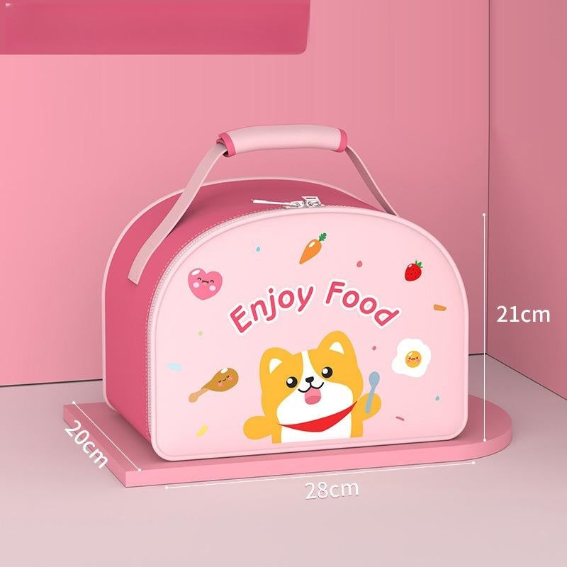 Children's Lunch Box Handbag Multi-layer Thermal Insulation Primary School Student Waterproof Handbag - Mubimart -  