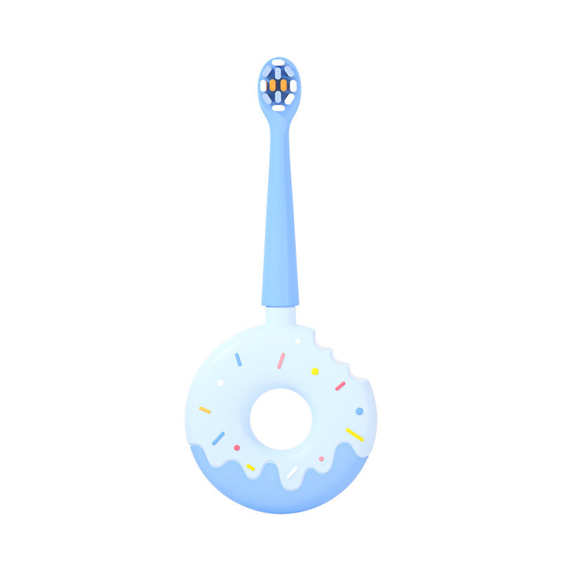 Children's Manual U-shaped Silicone Baby Donut Toothbrush Artifact - Mubimart -  