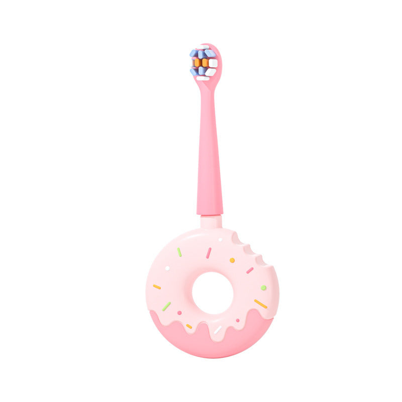 Children's Manual U-shaped Silicone Baby Donut Toothbrush Artifact - Mubimart -  