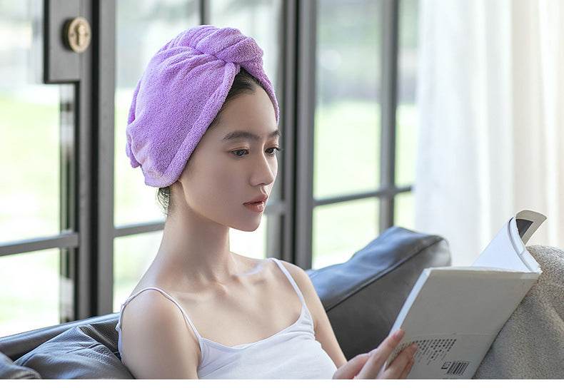 Children's Microfiber Dry Hair Towel - Mubimart