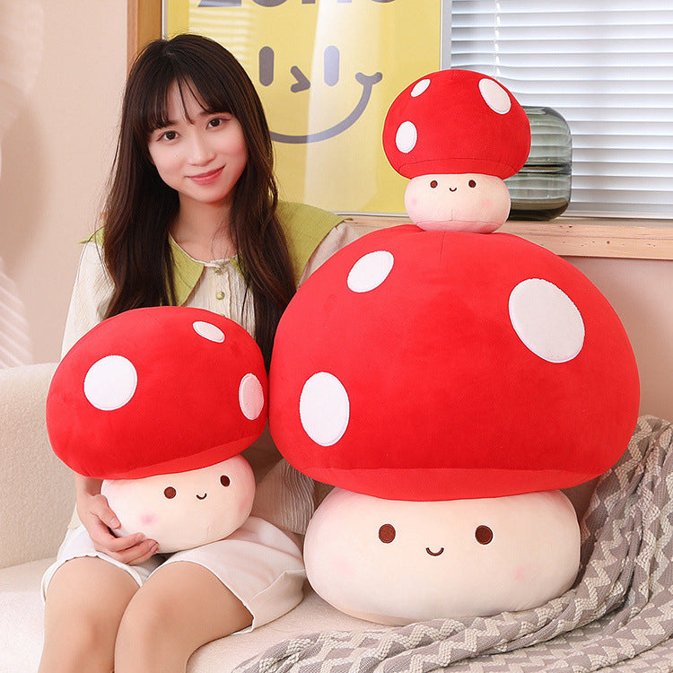 Children's Pillow With Mushroom Dolls - Mubimart -  