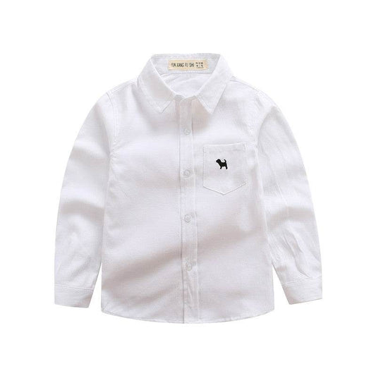 Children's Shirts Boys' Long-sleeved Shirts - Mubimart
