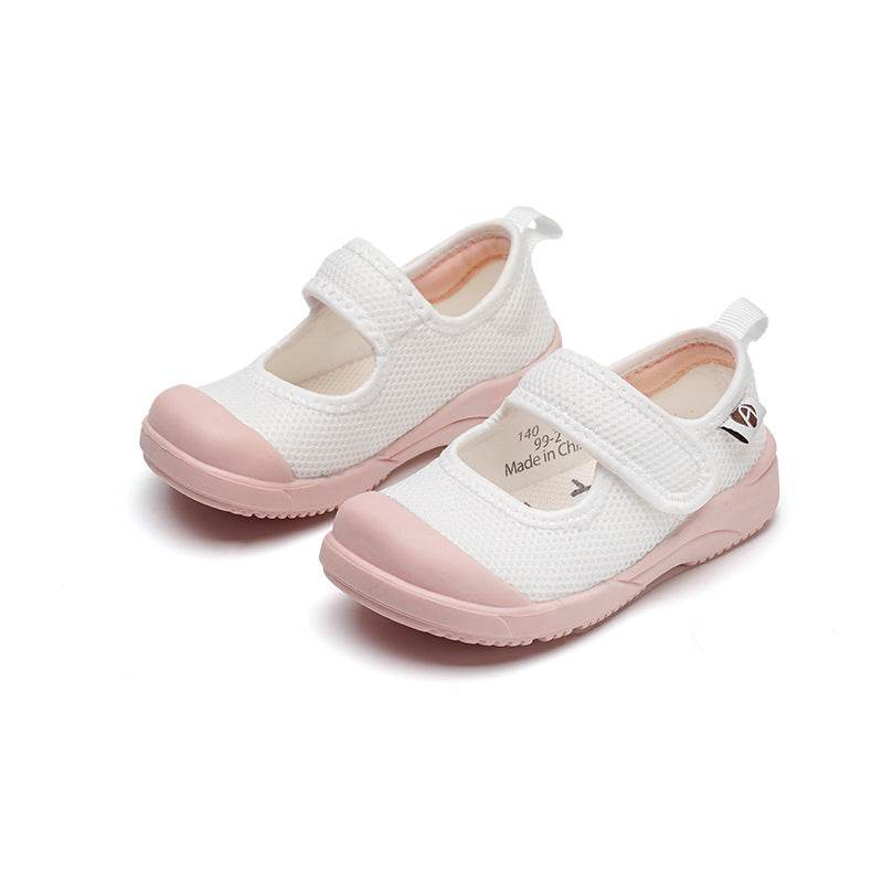 Children's Shoes Children's Cloth Shoes White Shoes Baby Shoes - Mubimart