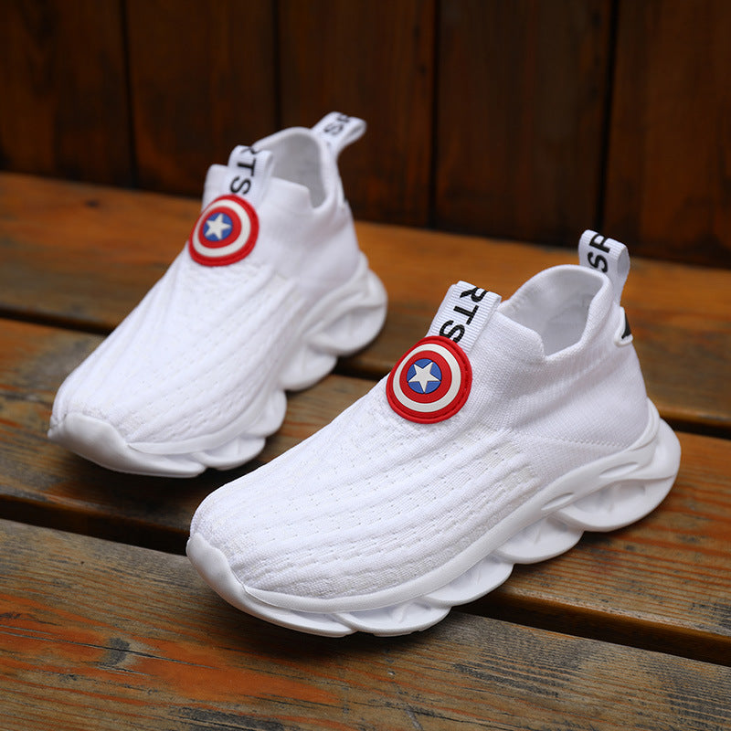 Children's Shoes Men's Knitted Shoes Small White Shoes - Mubimart -  