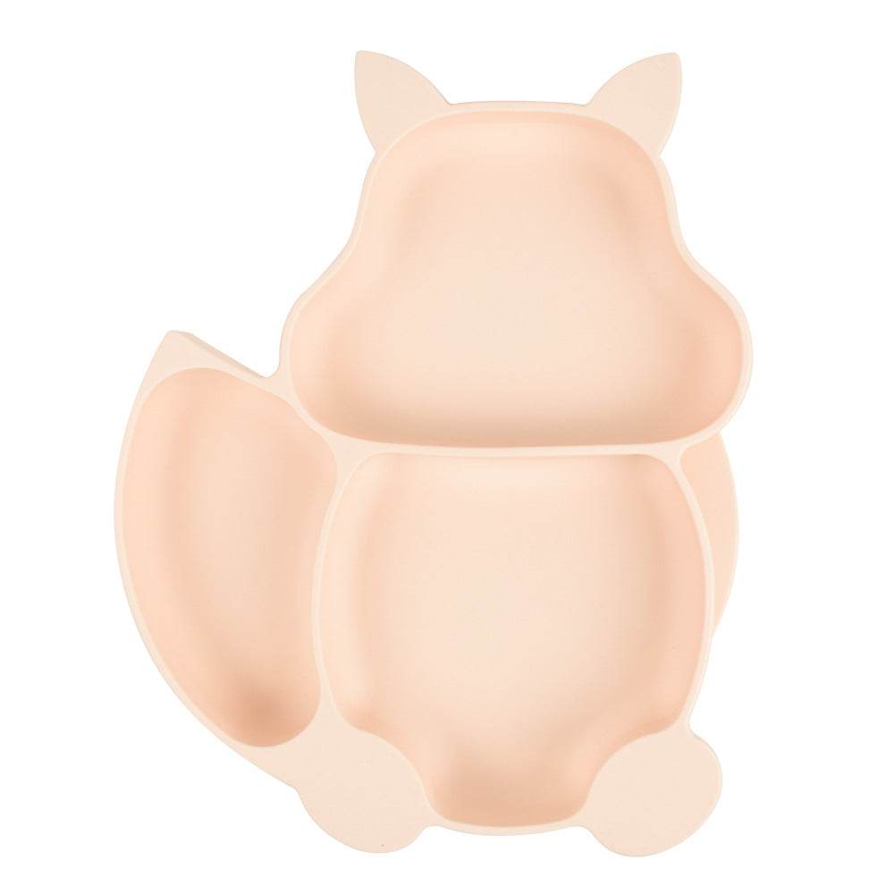 Children's Silicone Dinner Plate Baby Silicone Suction Cup Bowl Complementary Food Set - Mubimart