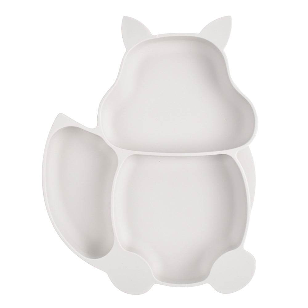 Children's Silicone Dinner Plate Baby Silicone Suction Cup Bowl Complementary Food Set - Mubimart