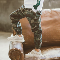 Children's Sports Military Camouflage Casual Trousers - Mubimart -  