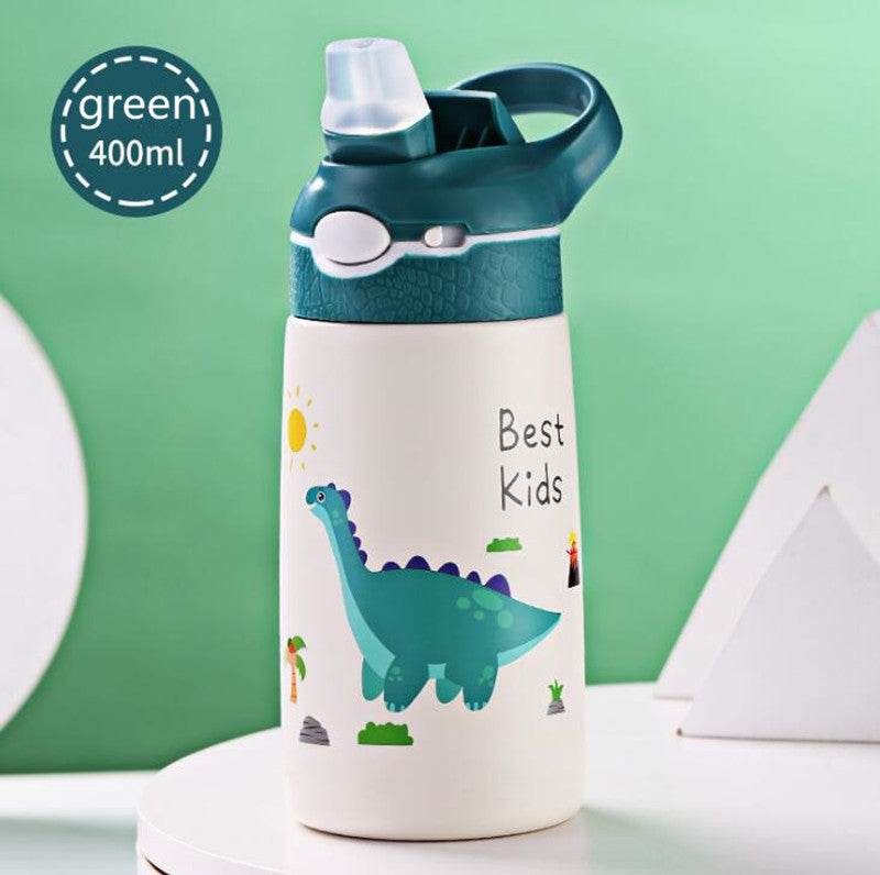 Children's Stainless Steel Thermo Cup With Straw - Mubimart