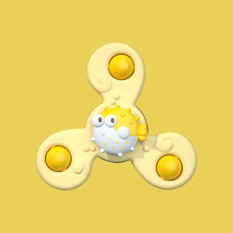 Children's Sucking Disc Rotary Table Rotating Insect Marine Animal Gyro Fun Bath Rotating Toys For Children And Infants - Mubimart
