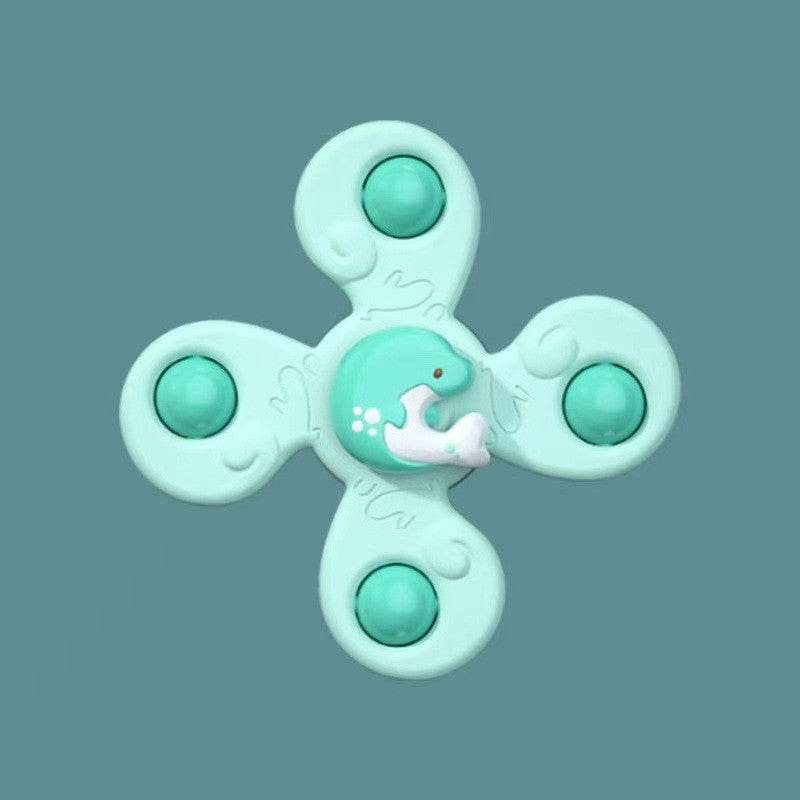 Children's Sucking Disc Rotary Table Rotating Insect Marine Animal Gyro Fun Bath Rotating Toys For Children And Infants - Mubimart