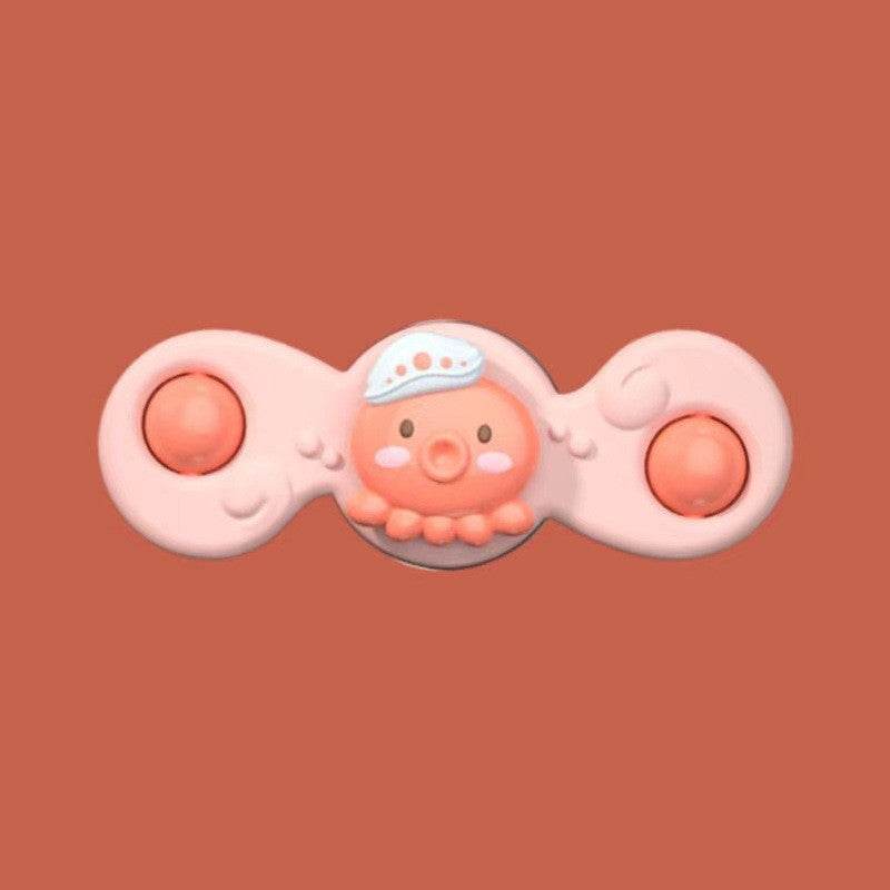 Children's Sucking Disc Rotary Table Rotating Insect Marine Animal Gyro Fun Bath Rotating Toys For Children And Infants - Mubimart