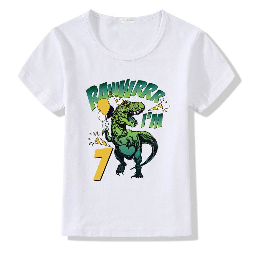 Children's T-shirt Numbers 1-9 Birthday T-shirt - Mubimart