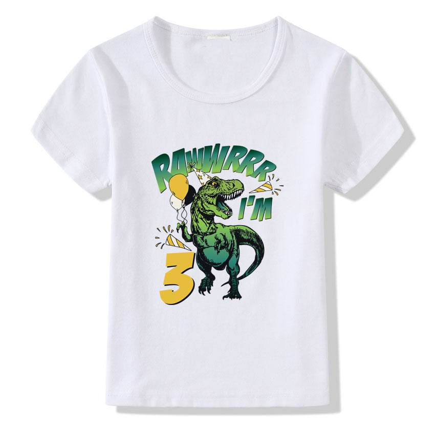 Children's T-shirt Numbers 1-9 Birthday T-shirt - Mubimart