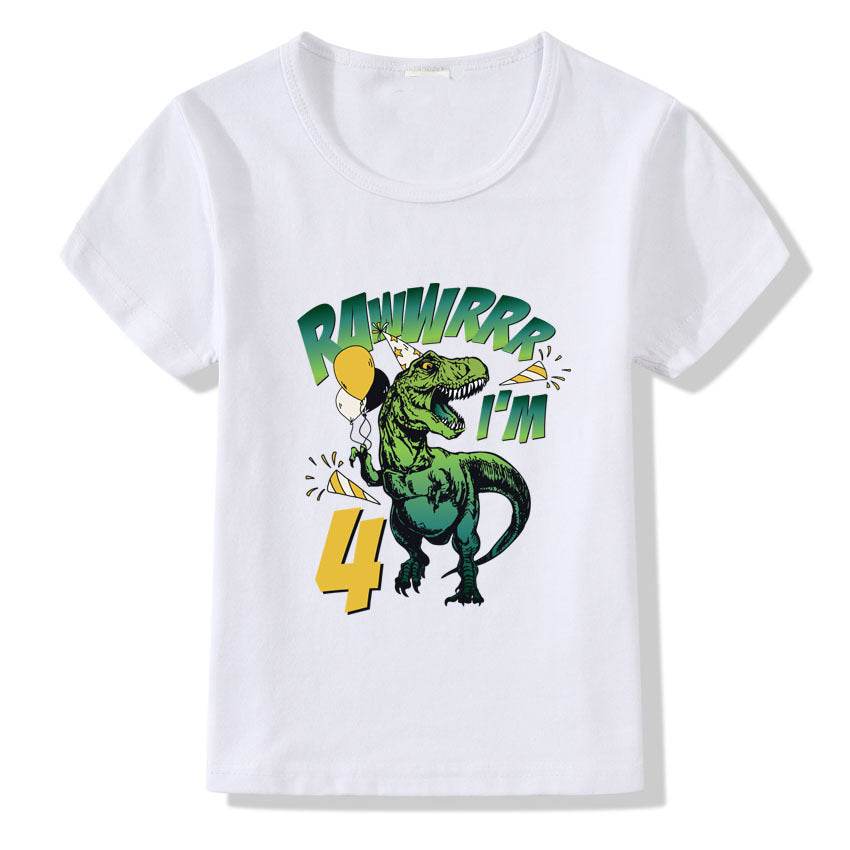 Children's T-shirt Numbers 1-9 Birthday T-shirt - Mubimart