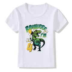 Children's T-shirt Numbers 1-9 Birthday T-shirt - Mubimart -  