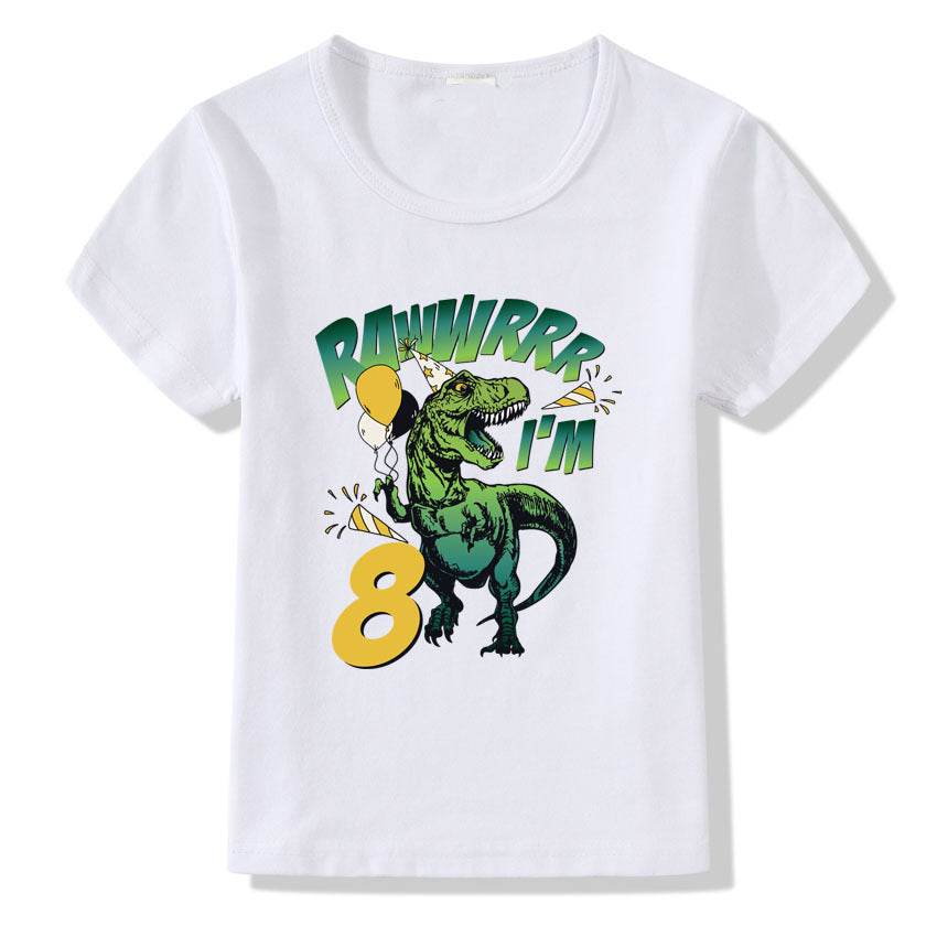 Children's T-shirt Numbers 1-9 Birthday T-shirt - Mubimart