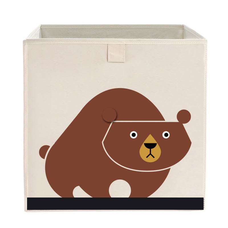 Children's Toy Storage Box Fabric Folding Storage Box - Mubimart