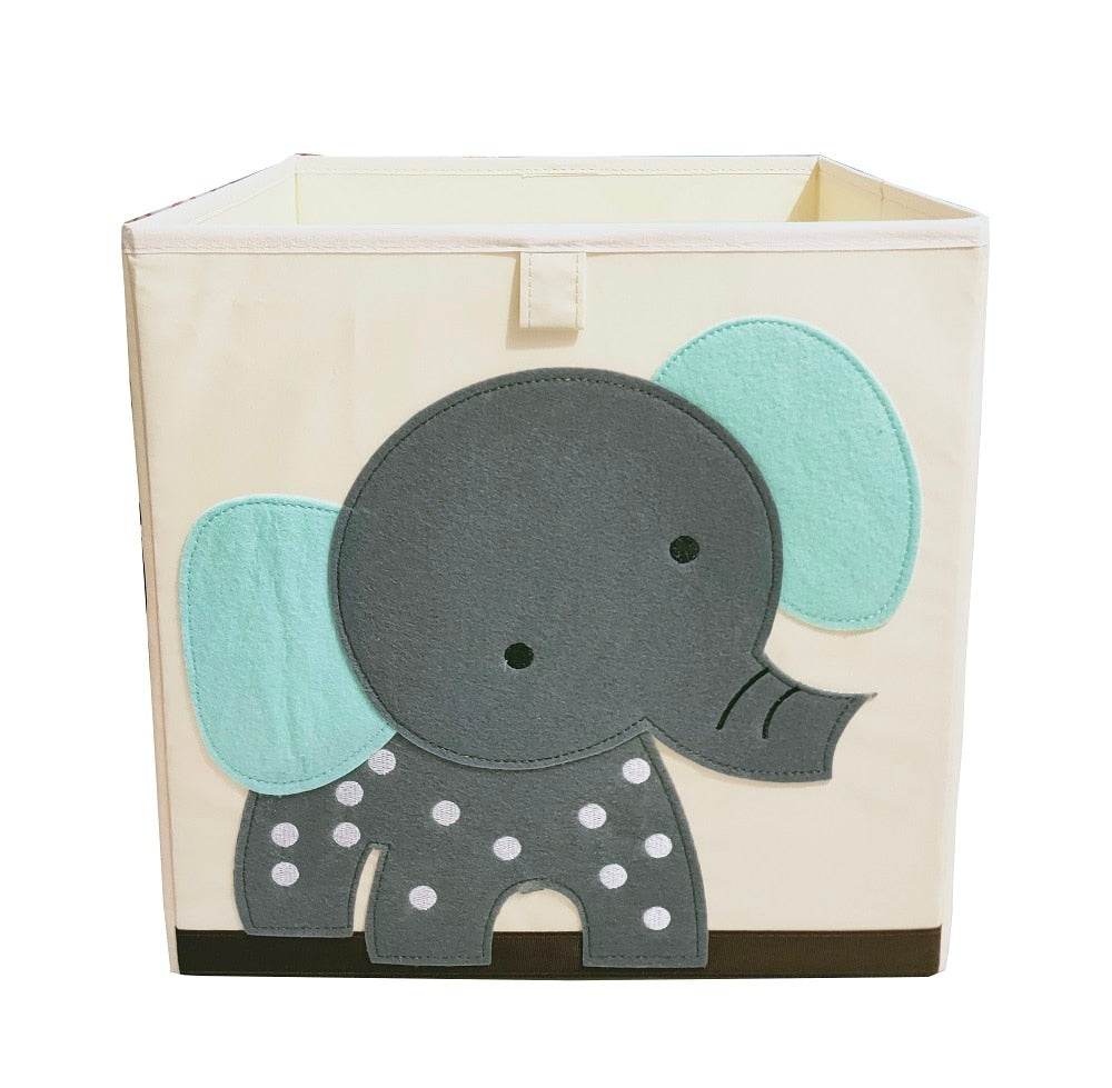 Children's Toy Storage Box Fabric Folding Storage Box - Mubimart