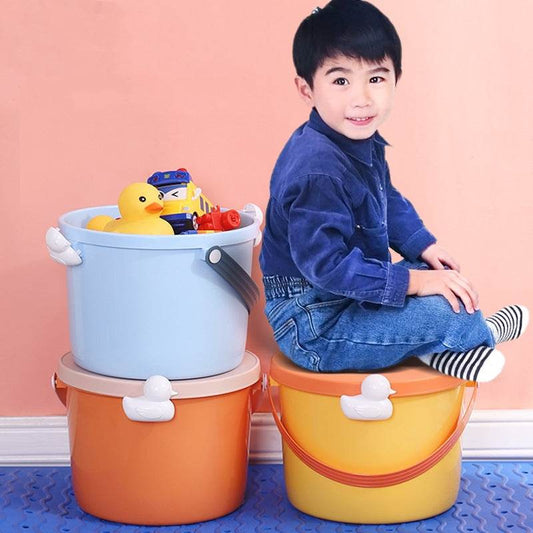 Children's Toy Storage Box Portable Cartoon Snack Basket - Mubimart