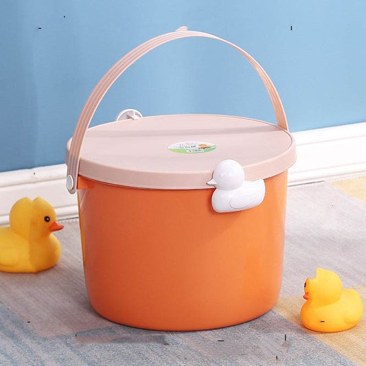 Children's Toy Storage Box Portable Cartoon Snack Basket - Mubimart