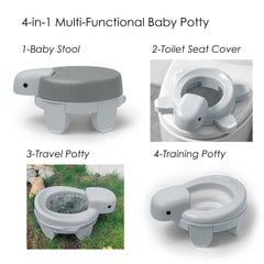 Children's Training Toilet Baby Urinal Portable Folding Travel Outing Baby Travel Potty - Mubimart -  