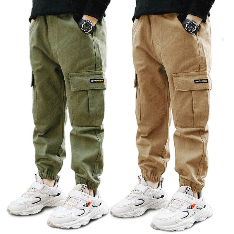 Children's Trousers Summer Style Large Children's Overalls - Mubimart