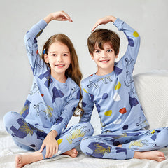 Children's Underwear Set Cotton Boys And Girls Underwear Set Pajamas - Mubimart - Sleepwear & Robes 