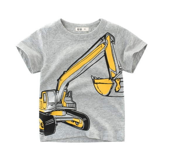 Children's Wear Summer New Korean Children's Boys Cotton T-shirt Men's Treasure In Children's Short Sleeves - Mubimart