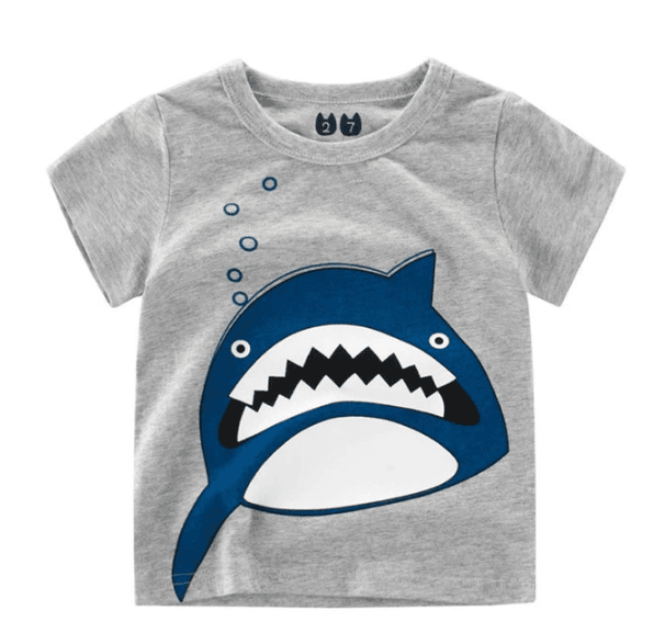 Children's Wear Summer New Korean Children's Boys Cotton T-shirt Men's Treasure In Children's Short Sleeves - Mubimart