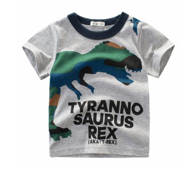 Children's Wear Summer New Korean Children's Boys Cotton T-shirt Men's Treasure In Children's Short Sleeves - Mubimart