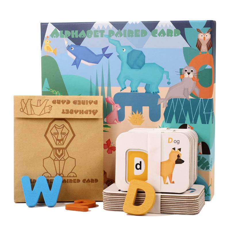 Children's card puzzle early education learning toys - Mubimart
