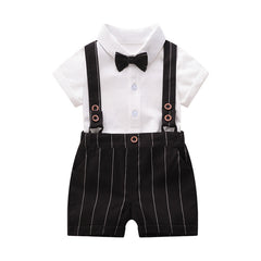 Children's clothing summer boy short-sleeved baby clothes - Mubimart - Baby Cloth 