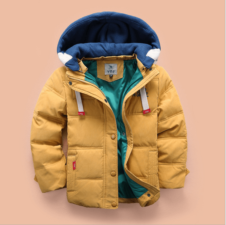 Children's down jacket boy new Korean version of the thickening down jacket in the children's winter clothing - Mubimart