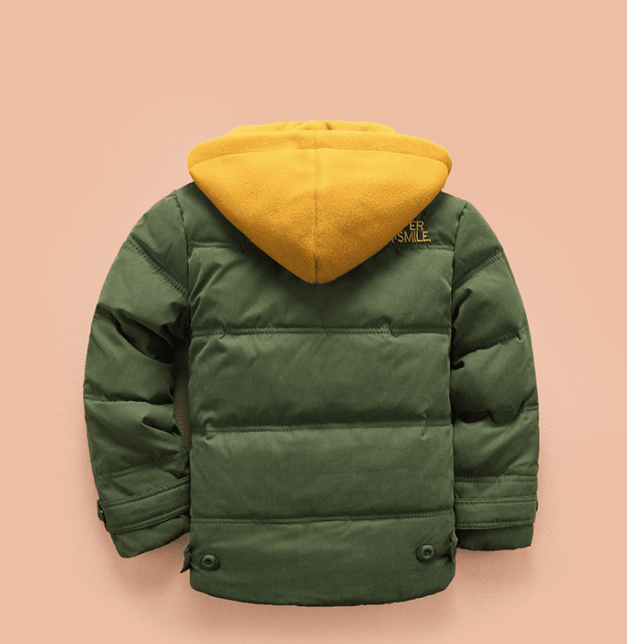 Children's down jacket boy new Korean version of the thickening down jacket in the children's winter clothing - Mubimart