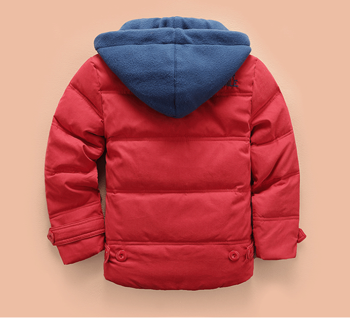 Children's down jacket boy new Korean version of the thickening down jacket in the children's winter clothing - Mubimart -  