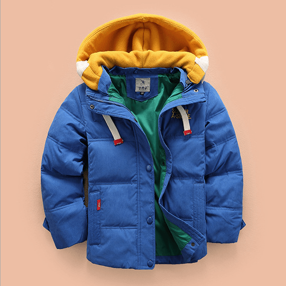 Children's down jacket boy new Korean version of the thickening down jacket in the children's winter clothing - Mubimart