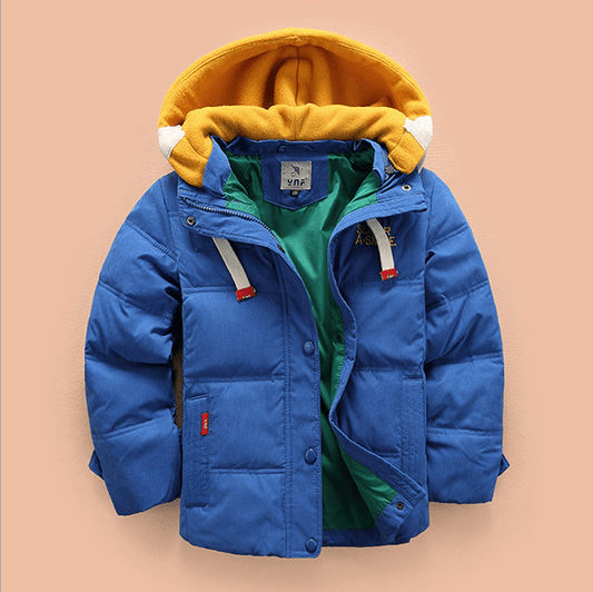 Children's down jacket boy new Korean version of the thickening down jacket in the children's winter clothing - Mubimart