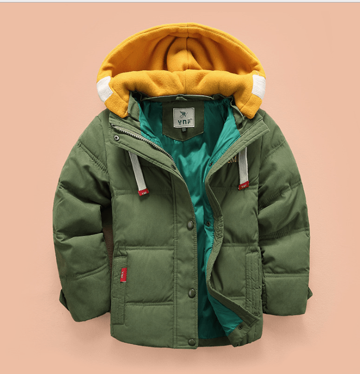 Children's down jacket boy new Korean version of the thickening down jacket in the children's winter clothing - Mubimart
