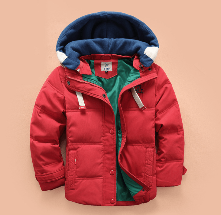 Children's down jacket boy new Korean version of the thickening down jacket in the children's winter clothing - Mubimart