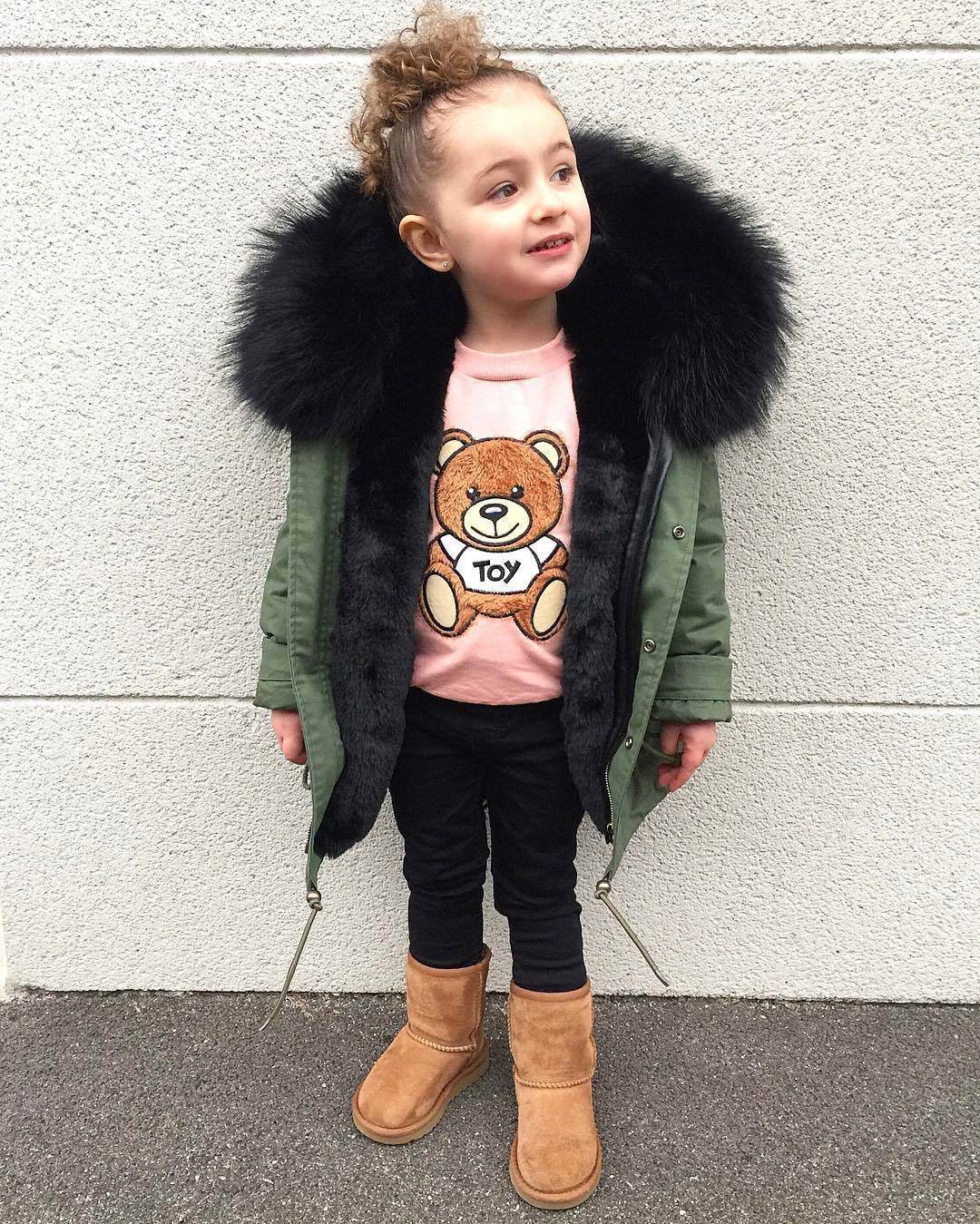 Children's faux fur coat - Mubimart