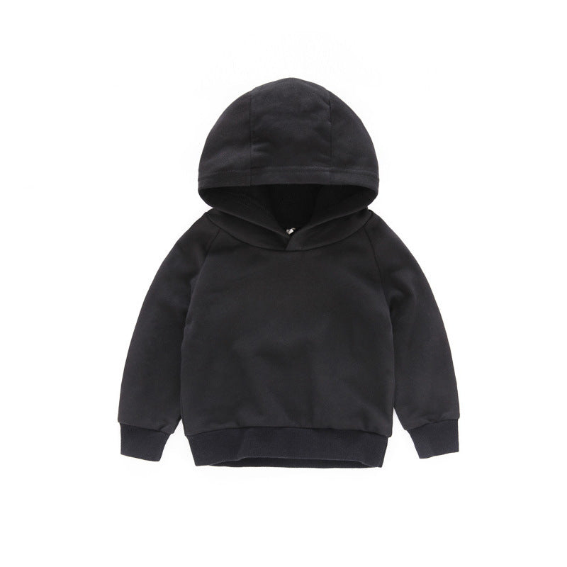 Children's hooded Pullover Sweater autumn boys' Top Girls' Autumn - Mubimart -  