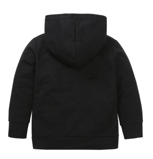 Children's hooded sweater letter top - Mubimart -  