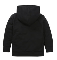 Children's hooded sweater letter top - Mubimart -  