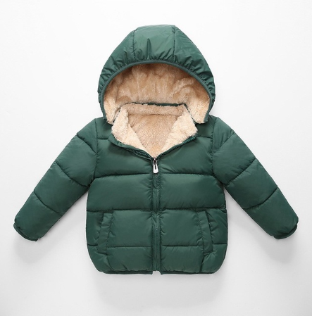 Children's lambskin coat - Mubimart - Outerwear & Coats 