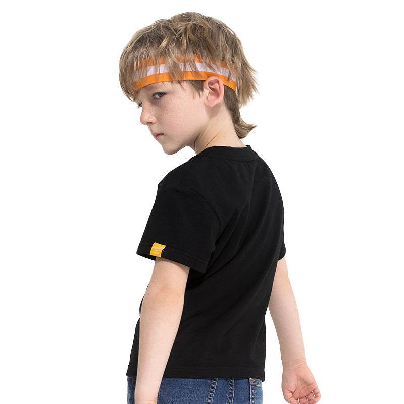 Children's letter print T-shirt - Mubimart