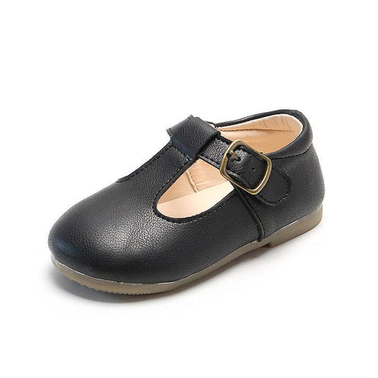 Children's pea shoes versatile single shoes baby shoes - Mubimart