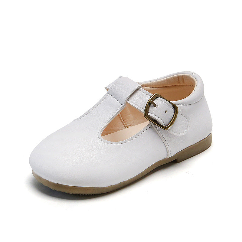 Children's pea shoes versatile single shoes baby shoes - Mubimart -  